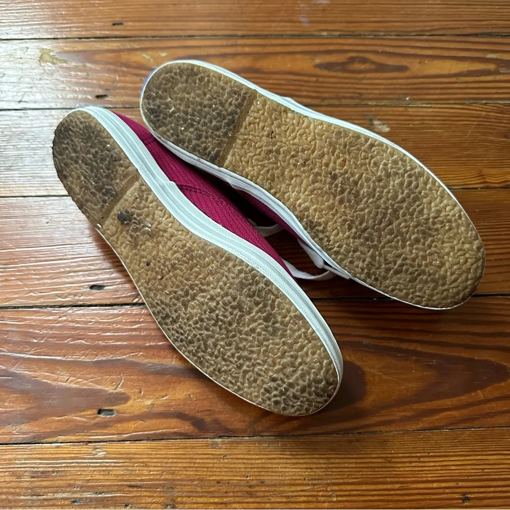 Vintage 1993 Keds Ribbed Oxford in Wine Sz 7 w orig box